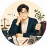 마감손익 작가 프로필 - 마감손익 작가의 회귀·현대판타지 웹소설 《회귀한 자금팀 대리는 망할 회사를 살리지 않는다》의 빨간 현금흐름표, 멈춘 생산라인과 거짓 서명 직전의 계약서 모티프 일러스트